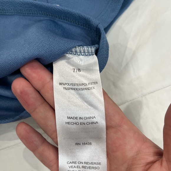 KENSIE GIRL • Girls Blue Short Sleeve Cinch Top NWT 7/8 - Picture 9 of 9